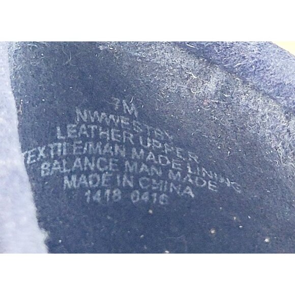 Womens Nine West Blue Block Heeled Tassel Loafers -‎ Size 7 - Picture 4 of 7